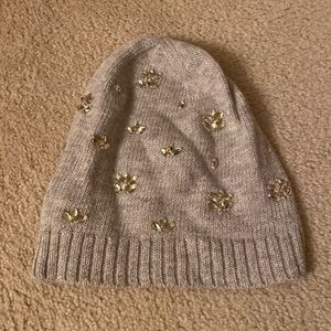 Banana Republic Italian Yarn Bejeweled hat